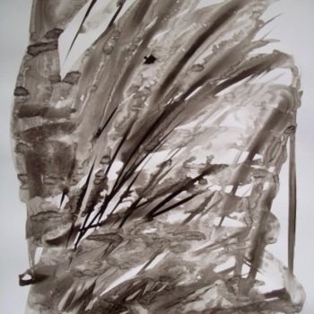 Painting titled "Encre 29" by Marie Edmée Séguin, Original Artwork