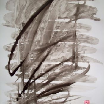 Peinture intitulée "Encre 30" par Marie Edmée Séguin, Œuvre d'art originale