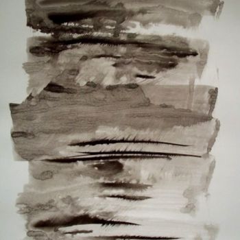 Pittura intitolato "Encre 38" da Marie Edmée Séguin, Opera d'arte originale