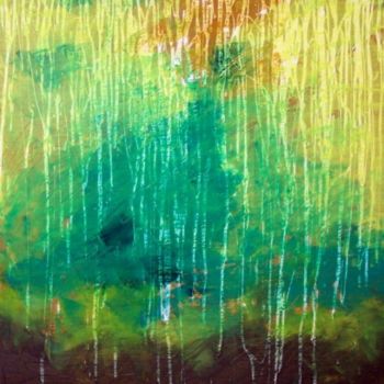 Pittura intitolato "La pluie" da Marie Edmée Séguin, Opera d'arte originale