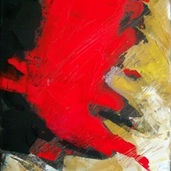 Peinture intitulée "Rouge" par Marie Edmée Séguin, Œuvre d'art originale