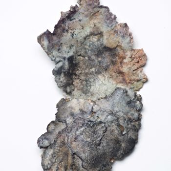 Sculpture intitulée "Lichen N°1" par Marie Gueydon De Dives, Œuvre d'art originale, Argile