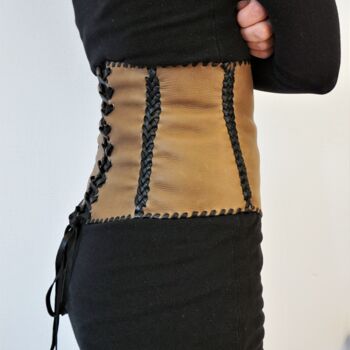 Artcraft titled "ceinture large cors…" by Marieke Creation, Original Artwork, Belts & Suspenders