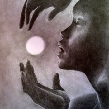Drawing titled "Atardece" by Mariel Castello, Original Artwork, Other