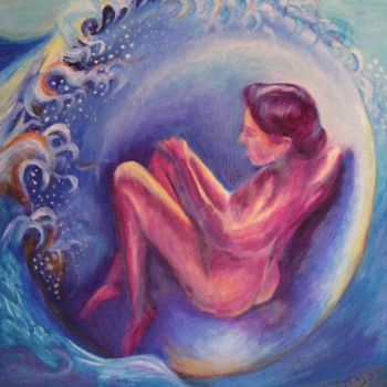 Pintura titulada "Perla de Mar" por Marie, Obra de arte original