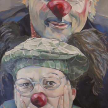 「amitié (rire médeci…」というタイトルの絵画 Marieline Gerardによって, オリジナルのアートワーク, アクリル