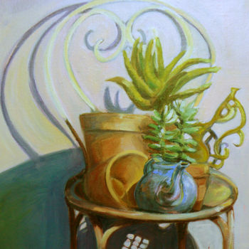 Painting titled "pot" by Marieline Gerard, Original Artwork