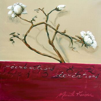 Peinture intitulée "RECREATION" par Marielle Kaiser, Œuvre d'art originale, Acrylique