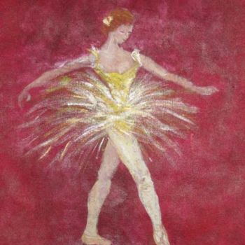 Pintura titulada "BALLET OPULENCE,16…" por Marie Loh, Obra de arte original, Acrílico