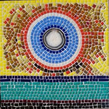 Painting titled "mosaico acrílico" by Mariel Trill Guillot, Original Artwork