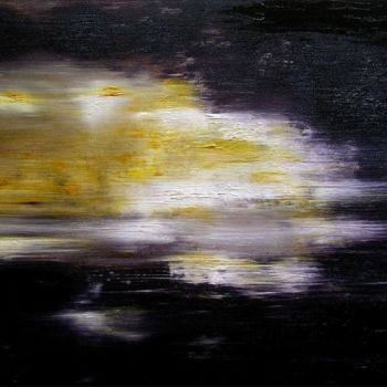 Painting titled "Clair obscur" by Marie-Noëlle Daubanay, Original Artwork, Oil