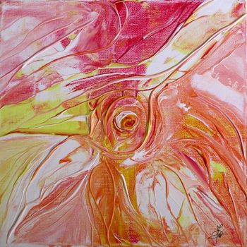 Pintura titulada "Fleur de terre 2" por Marie-Noëlle Daubanay, Obra de arte original