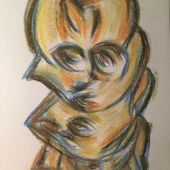 Рисунок под названием "MAYBE" - Mavis, Подлинное произведение искусства, Пастель