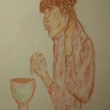 Dessin intitulée "Mm Lomente" par Mavis, Œuvre d'art originale, Pastel