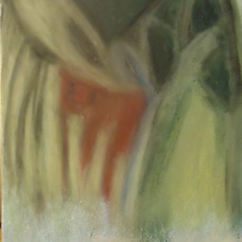 Dessin intitulée "Drapeau mars (mordr…" par Mavis, Œuvre d'art originale, Pastel