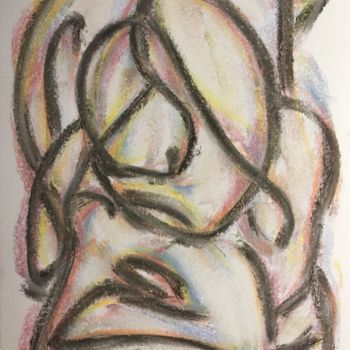 Dessin intitulée "Mouse" par Mavis, Œuvre d'art originale, Pastel