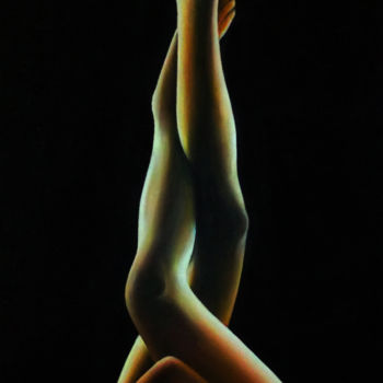 Painting titled "nudo armonia di cur…" by Marienza Calderone, Original Artwork