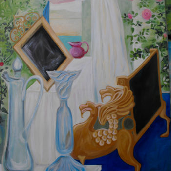 Pintura titulada "matin" por Marie-Pierre Garnier, Obra de arte original, Oleo