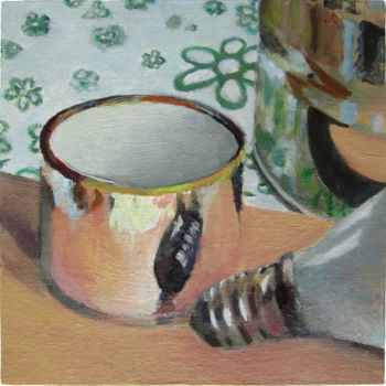 Peinture intitulée "Boîte au soquet" par Marie Pascale Lefebvre, Œuvre d'art originale, Huile