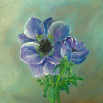 Pintura intitulada "anemone.jpg" por Mariette Lener, Obras de arte originais