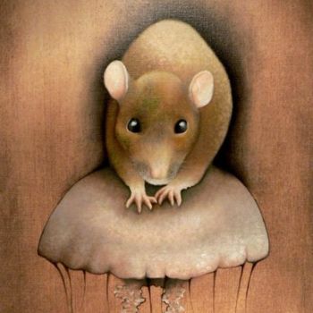 "Le Rat d'eau de la…" başlıklı Tablo Eva Delvaux tarafından, Orijinal sanat