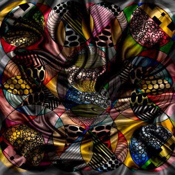 Peinture intitulée "Плат" par Mariia Bandurkina, Œuvre d'art originale, Peinture numérique