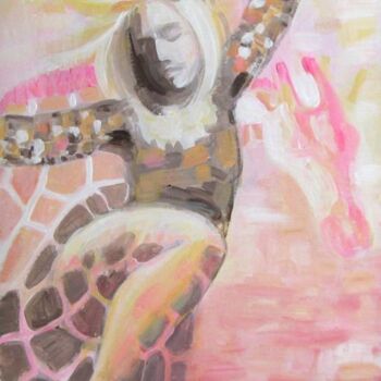 Картина под названием "Africa. Giraffe" - Мария Дмитриева, Подлинное произведение искусства, Масло