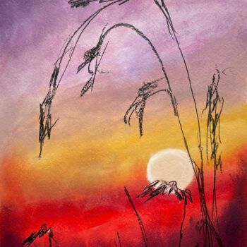 绘画 标题为“Sunrise” 由Mariia Fedorova, 原创艺术品, 油