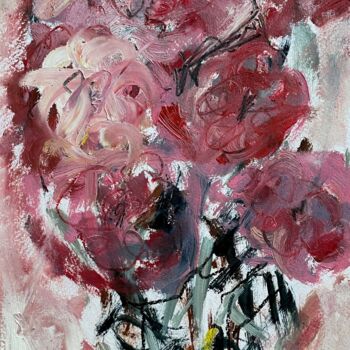 Painting titled "ABSTRACT 9" by Mariia Fedorova, Original Artwork, Oil