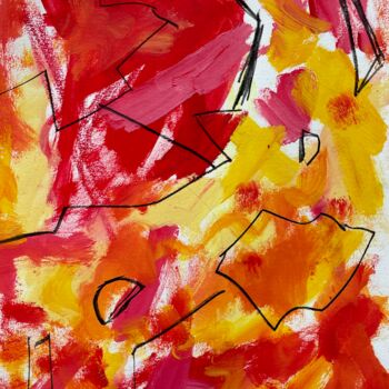 Painting titled "Abstract 26" by Mariia Fedorova, Original Artwork, Oil
