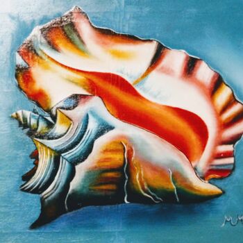 Painting titled "Shell" by Marija Mitrovic, Original Artwork, Oil