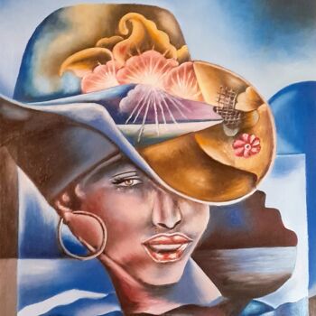 Painting titled "Mexican women 2" by Marija Mitrovic, Original Artwork, Oil