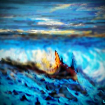 Digitale Kunst getiteld "Nature Ocean before…" door Marija Sviličić, Origineel Kunstwerk, Digitaal Schilderwerk