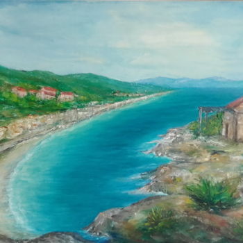 Pintura titulada "Nature marine motiv…" por Marija Sviličić, Obra de arte original, Oleo
