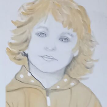 绘画 标题为“kleines Mädchen” 由Marija Weiß, 原创艺术品, 丙烯