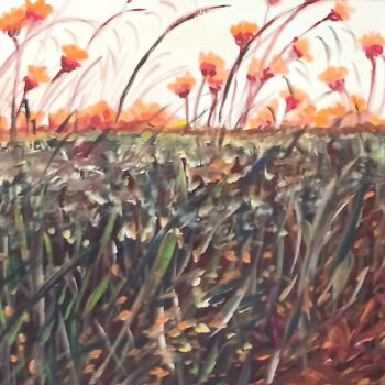 绘画 标题为“Herbst  am Feld” 由Marija Weiß, 原创艺术品, 丙烯
