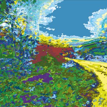 Arte digitale intitolato "road" da Anatomkrk, Opera d'arte originale