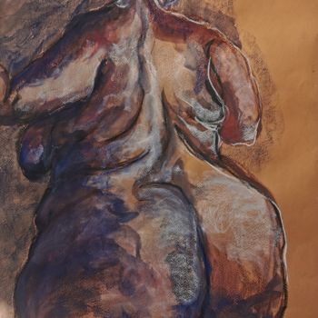 Dessin intitulée "Les 3 Vénus - Hélèn…" par Marijo Ponce Fest, Œuvre d'art originale, Pastel