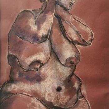 Dessin intitulée "Les 3 Vénus - Cassa…" par Marijo Ponce Fest, Œuvre d'art originale, Pastel