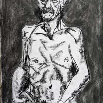 Drawing titled "Personnalité - Pers…" by Marijo Ponce Fest, Original Artwork, Charcoal