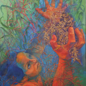 Painting titled "Tesoro" by Marila Tarabay, Original Artwork, Other