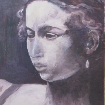 Картина под названием "Judith" - Marie-Laure Aymoz, Подлинное произведение искусства, Масло