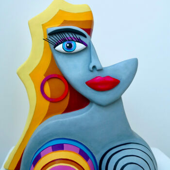Sculptuur getiteld "Insane Love" door Marilene Salles, Origineel Kunstwerk, Hars
