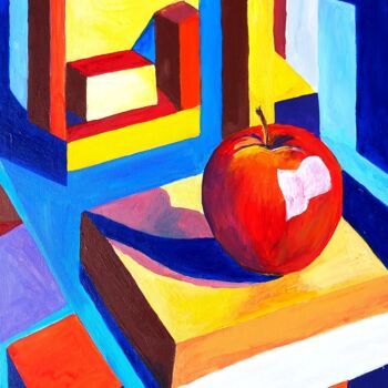 绘画 标题为“Lonely apple” 由Marily Valkijainen, 原创艺术品, 丙烯