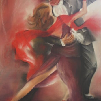 Peinture intitulée "tango" par Marilyn Bourgois, Œuvre d'art originale
