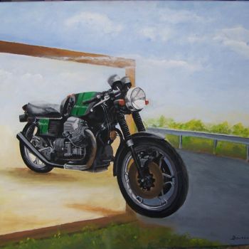 Malarstwo zatytułowany „moto” autorstwa Marilyn Bourgois, Oryginalna praca