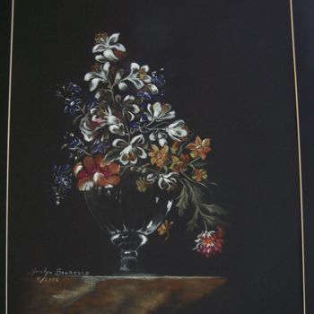 Peinture intitulée "Printemps" par Marilyn Bourgois, Œuvre d'art originale, Autre