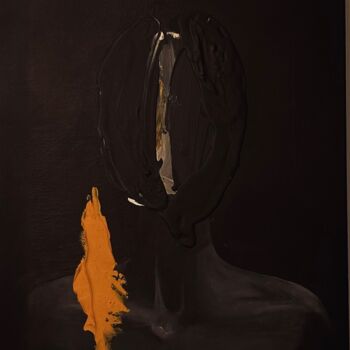 Painting titled "Nnm woman" by Marina Abajdulina (Abokh), Original Artwork, Acrylic