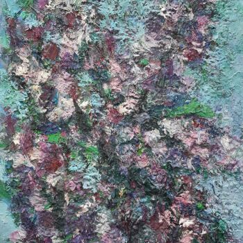 Peinture intitulée "Сирень цветет" par Marina Filatova, Œuvre d'art originale, Huile
