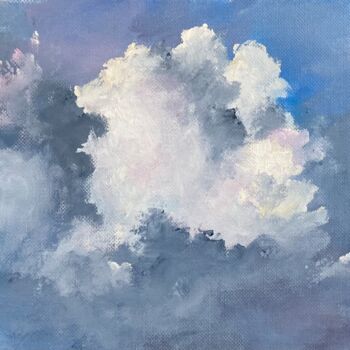 Pittura intitolato "Clouds of dreams" da Marina Gavrilova, Opera d'arte originale, Olio